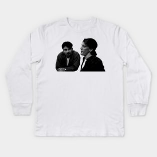 Clerks ¥¥ Fan Art Pencil Draw Style Kids Long Sleeve T-Shirt